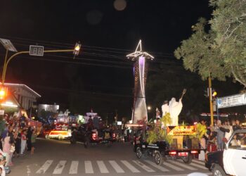 SEMARAK KEMERIAHAN MALAM GEMA TAKBIR IDUL FITRI, PAWAI KELILING BERLANGSUNG DISELURUH PENJURU HSS