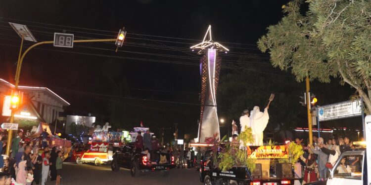 SEMARAK KEMERIAHAN MALAM GEMA TAKBIR IDUL FITRI, PAWAI KELILING BERLANGSUNG DISELURUH PENJURU HSS