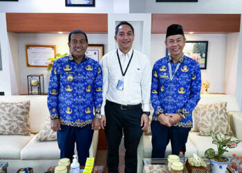 BUPATI HSS TERIMA KUNJUNGAN PIMPINAN BNI CABANG KANDANGAN